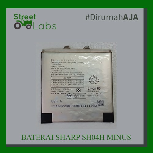 Baterai SHARP Aquos SH04H SH 04H SH-04H MINUS SOKET