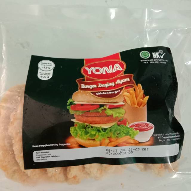 

Yona chiken burger