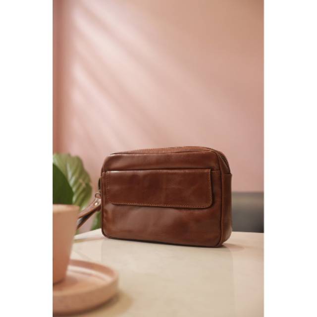 clutch pria asli kulit asli