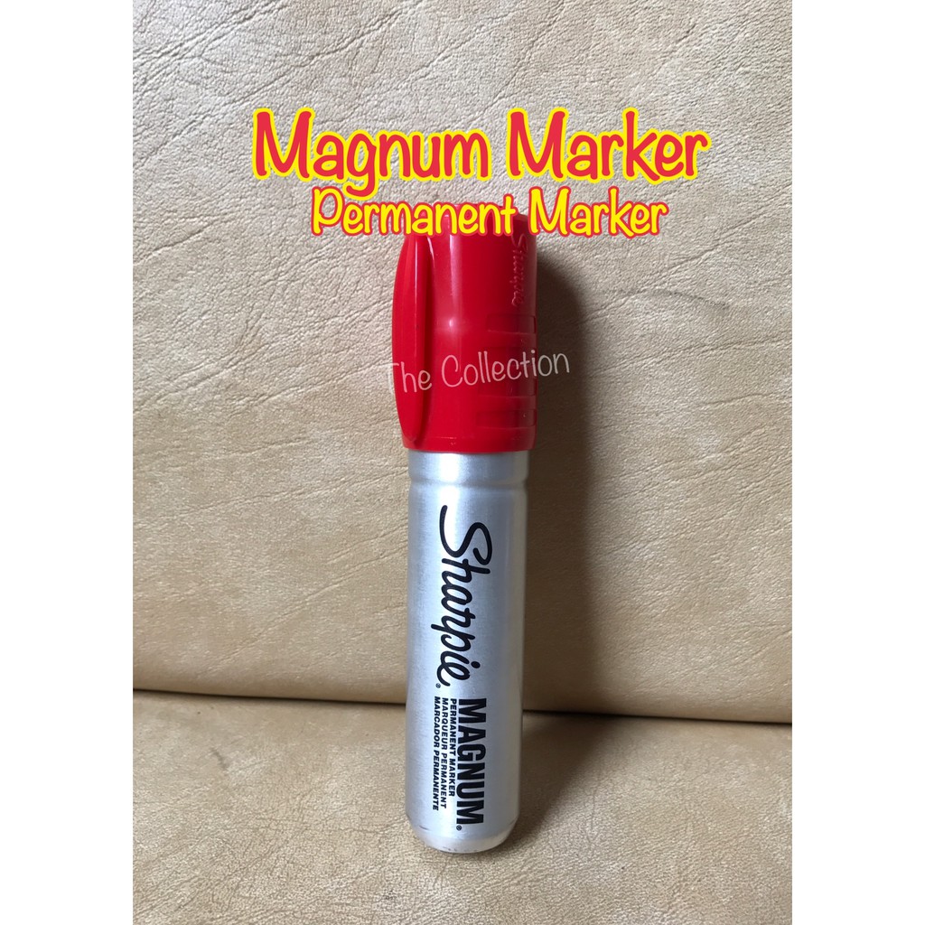 ATK0428SH MERAH Sharpie Magnum Red Chisel Tip Permanent Marker Spidol