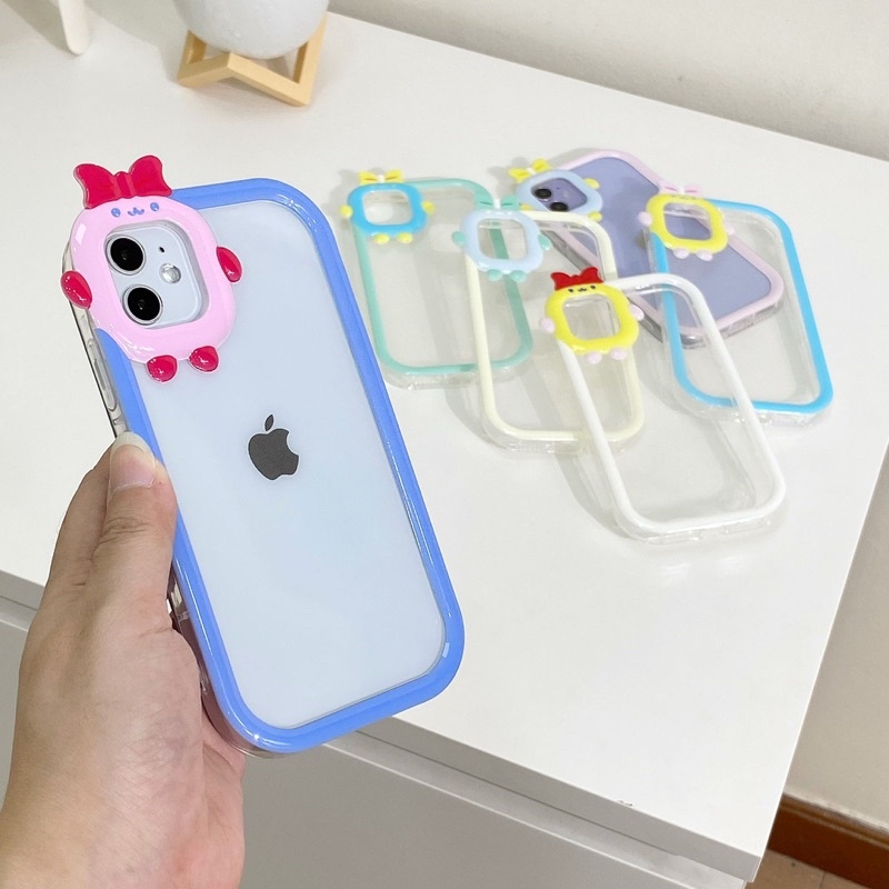 NEW softcase cute face cam series IPHONE 14, 14 PRO, 14 PROMAX, 11, 13 promax