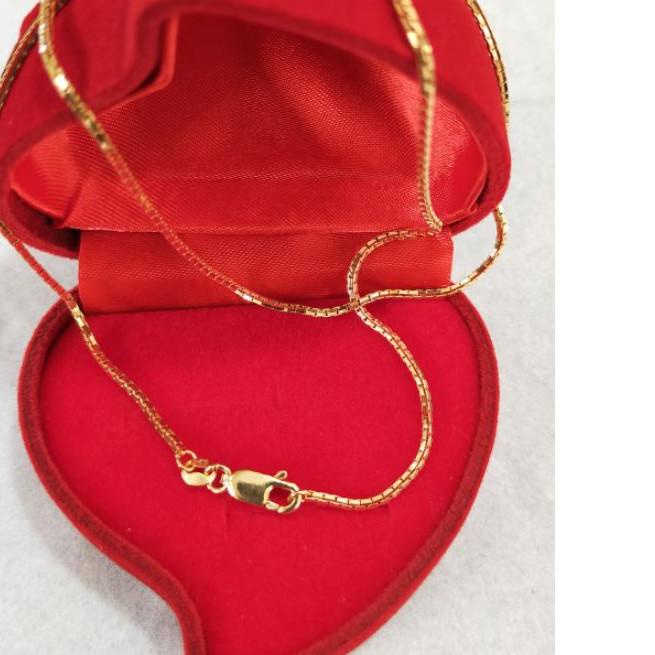 KALUNG ITALY SANTA WANITA & PRIA ( PJ 45 CM ) PERAK 925 IMPORT