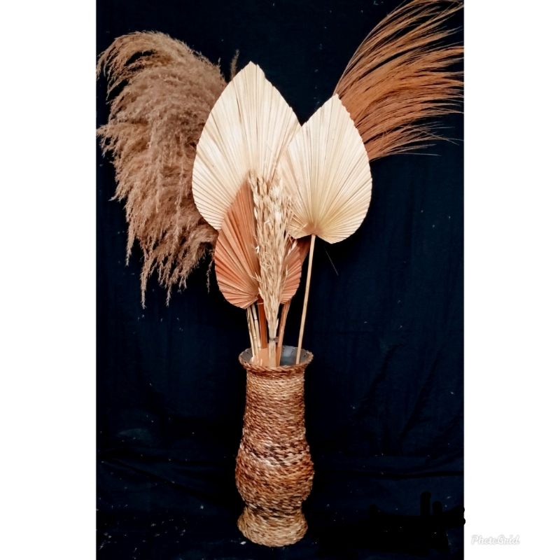 DAUN PALEM KERING , DAUN PAKET | RUSTIC | DEKORASI