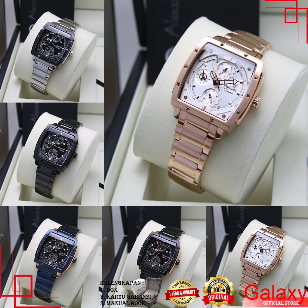 ALEXANDRE CHRISTIE WANITA ORIGINAL JAM TANGAN ALEXANDRE CHRISTIE WANITA JAM ALEXANDER CRISTIE 6376