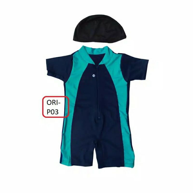 Baju renang bayi 6 bulan - 24 bulan polos baju renang anak 1 - 2 tahun laki perempuan cewek cowok