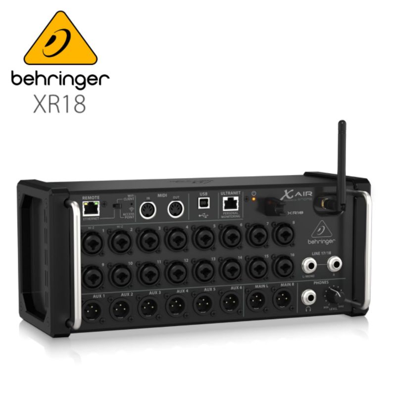 Behringer X Air Xr18 18 Channel 12 Bus Digital Mixer For Ipad Androi Shopee Indonesia