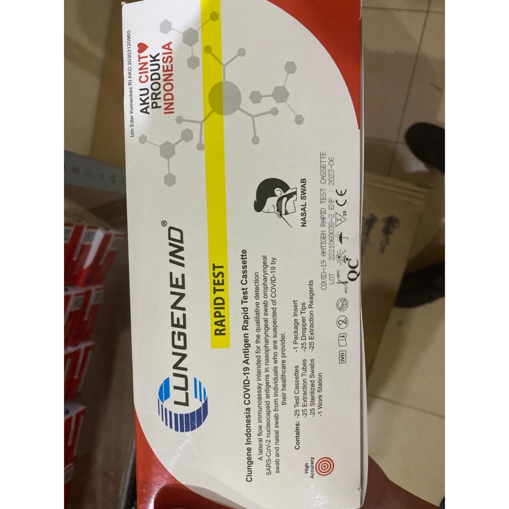 RAPID TEST LUNGENE 25'S