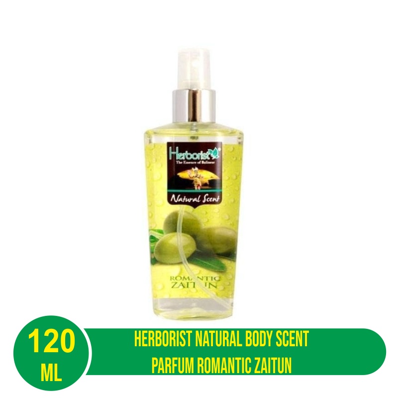 Herborist Natural Body Scent Parfum Romantic Zaitun 120ml