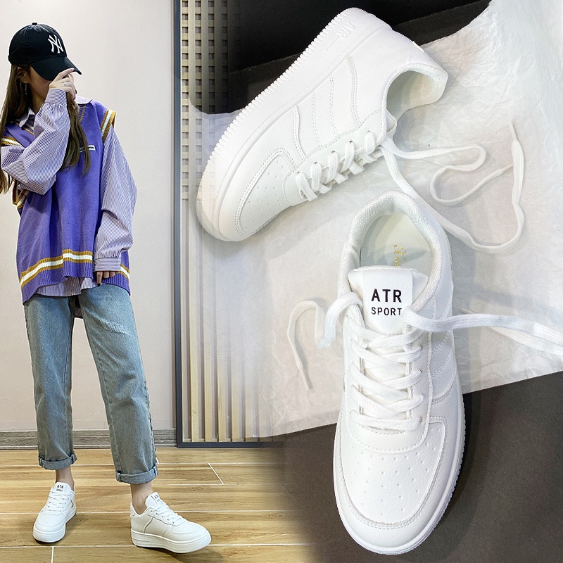 SW47 Sepatu Sneakers Tali Wanita Import Korea - Sepatu Import Sneakers Wanita - Sepatu Kanvas Import