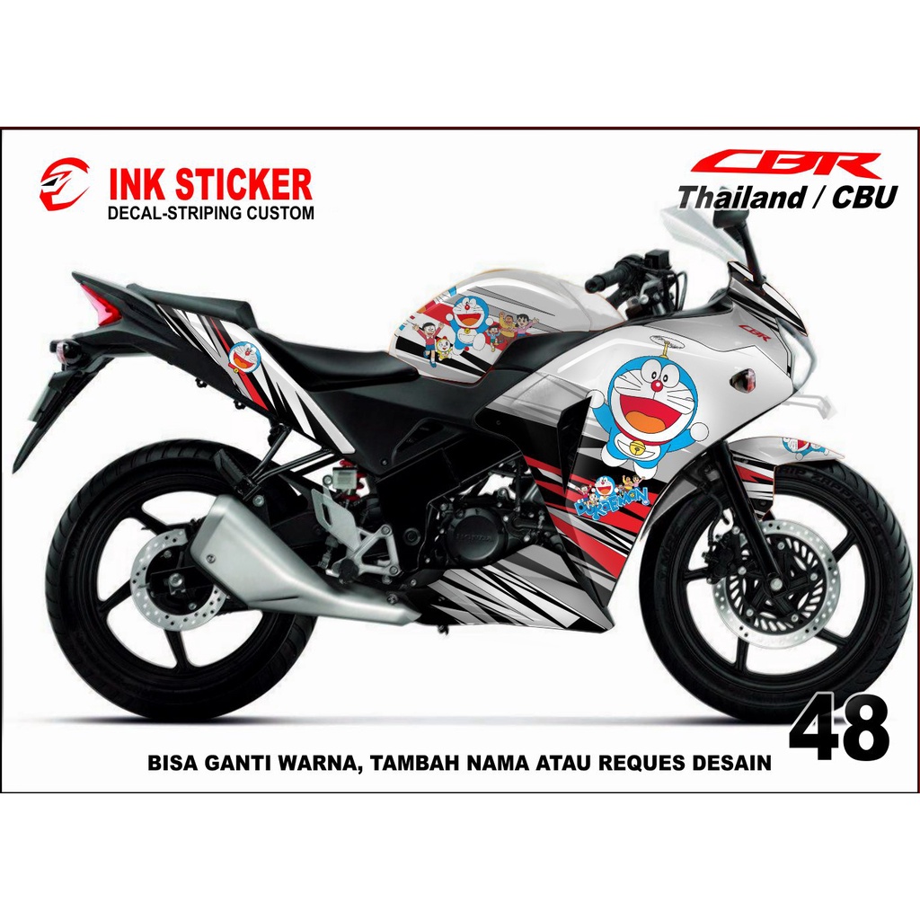 Sticker Decal CBR THAILAND, CBR CBU 150R / 250R 48 fullbody