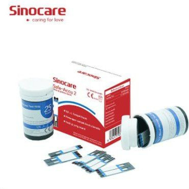 Strip Uji Gula Darah Safe-Accu 2 Sinocare (50 strip)