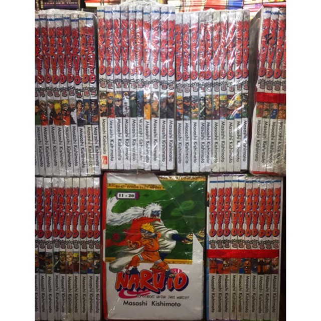 Paket komik Naruto set/box