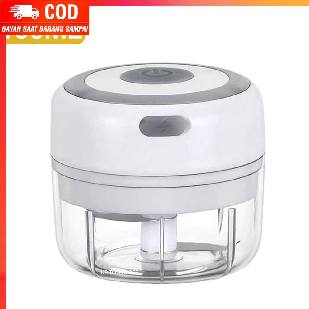 (100% BARANG ORI) Blender Portable Food Chopper Mini Elektrik Garlic Masher - SR01