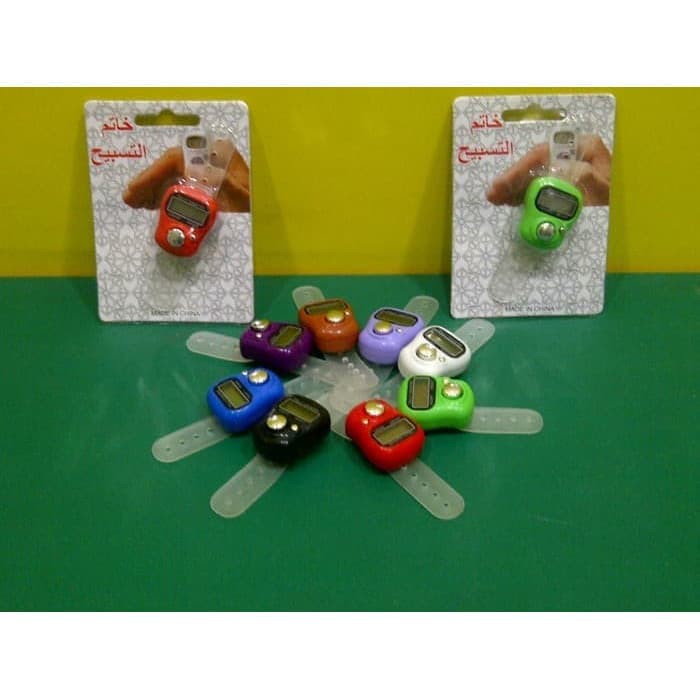 Simple Tasbih Digital Mini Finger Tally Counter Penghitung Dzikir