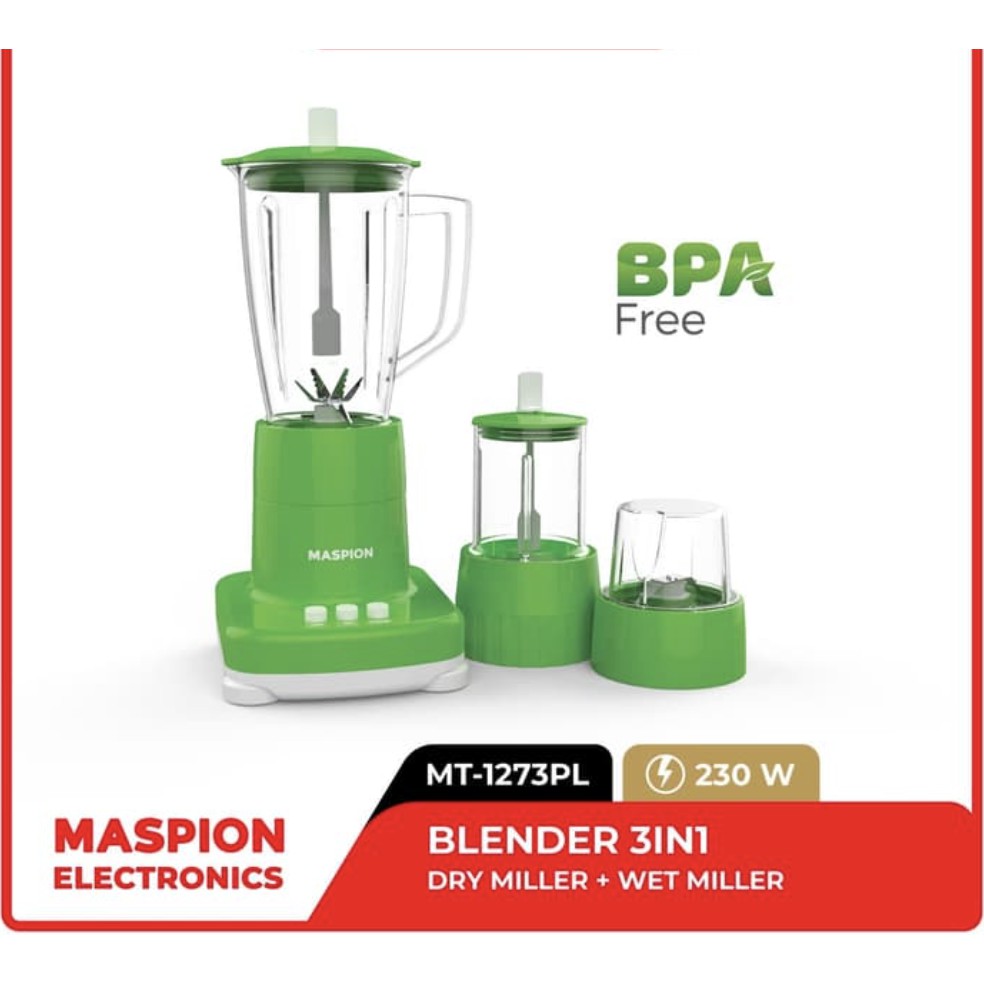 MASPION MT 1273 PL BLENDER 1 LITER / MASPION MT 1273 PL / MT1273PL