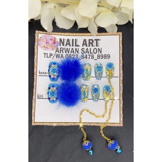 KUKU PALSU WEDDING BIRU