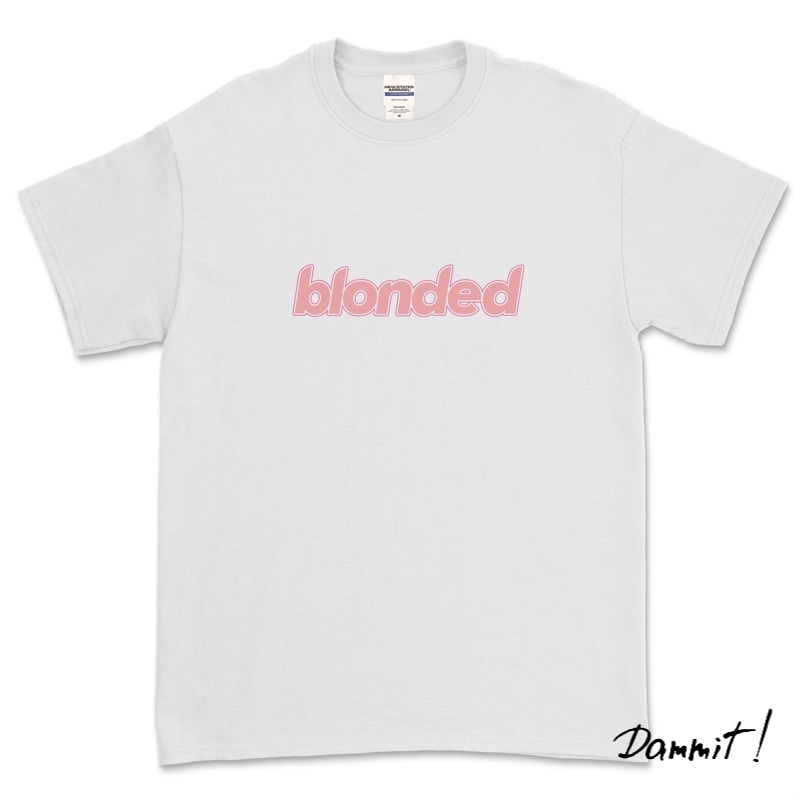 FRANK OCEAN - BLONDED (PINK LOGO) T-SHIRT - S, M, L, XL.