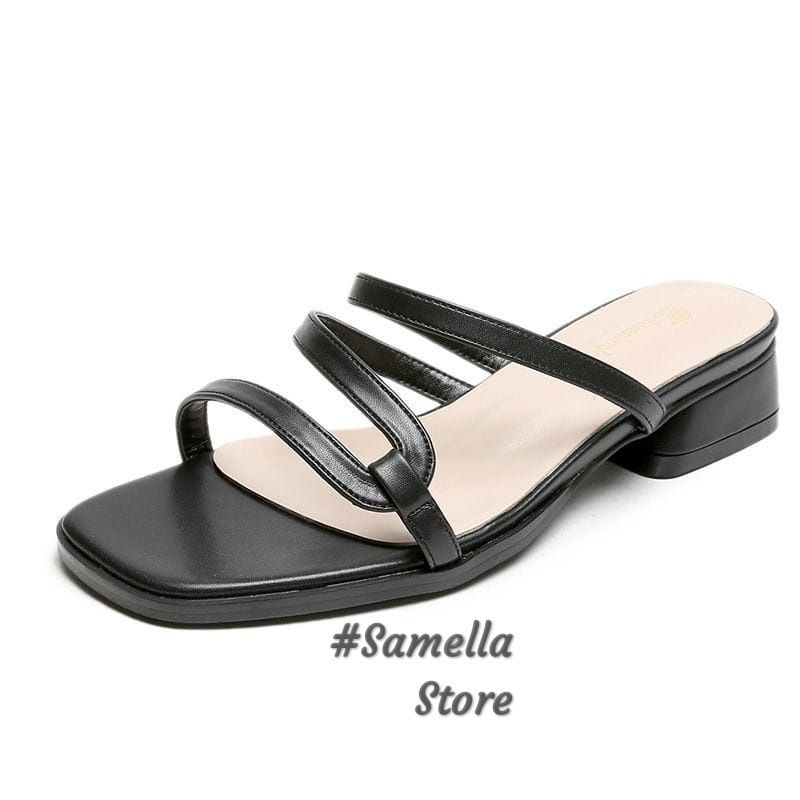 SELL04 - SANDAL HAK 3CM,,SANDAL KEKINIAN ,,SANDAL WANITA,,SANDAL PESTA,,