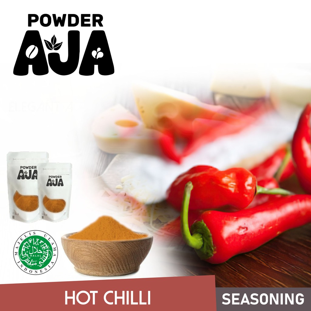 

POWDER AJA - 1KG BUMBU TABUR SERBAGUNA RASA CABAI PEDAS/HOT CHILLI