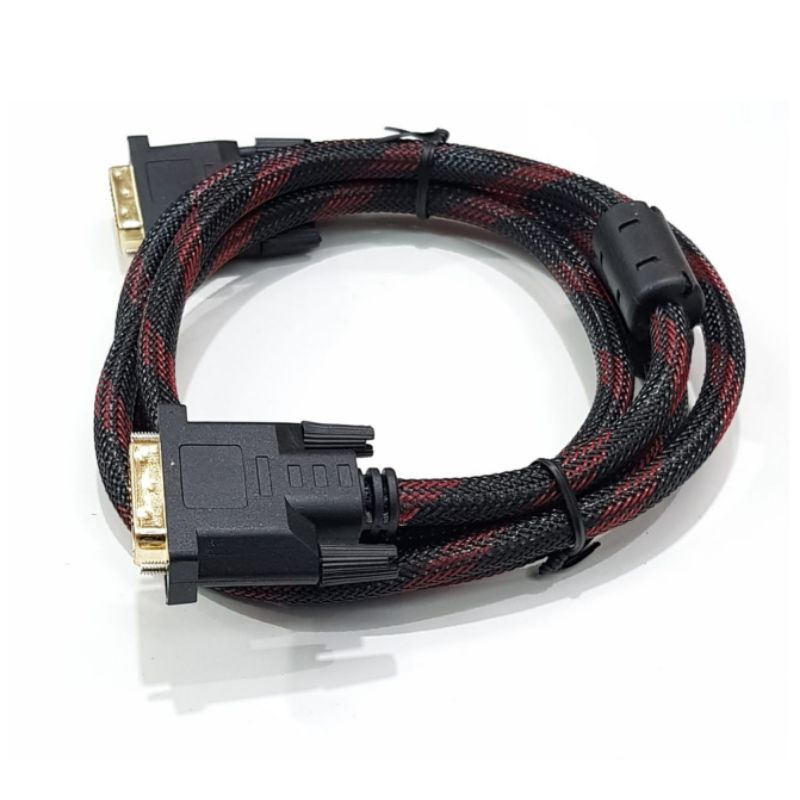 Kabel DVI to DVI 1.5m Gold Plate Dual Link ( DVI-D 24+1 / DVI-I 24+5 )