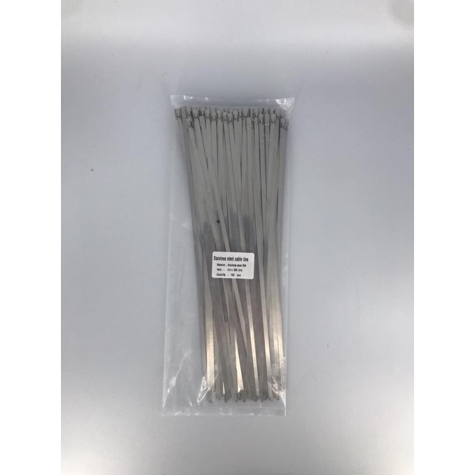 

PROMO 4.6* 400 Stainless Steel Kabel Ties/Cable Tie/Kabel Tie/Dasi kabel