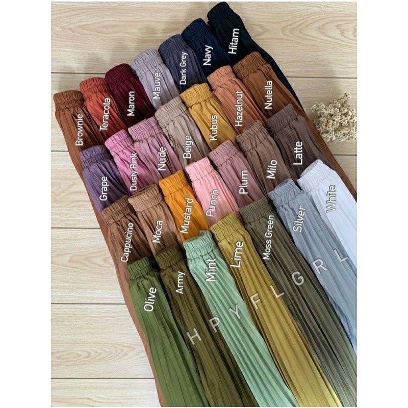 ROK PLISKET PREMIUM BKK GOOD QUALITY//ROK WANITA