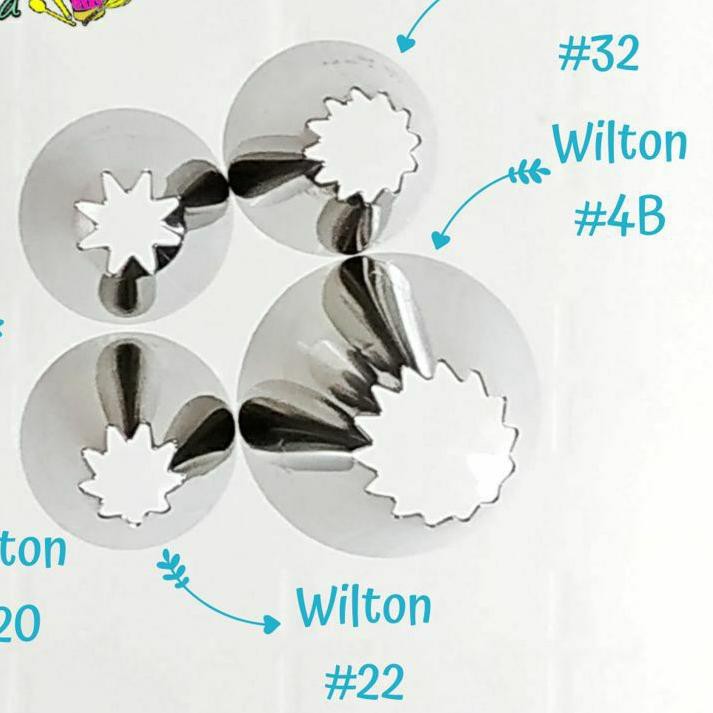 

Spuit 4B - Kerang Bintang - Open Star - no. 4B Wilton