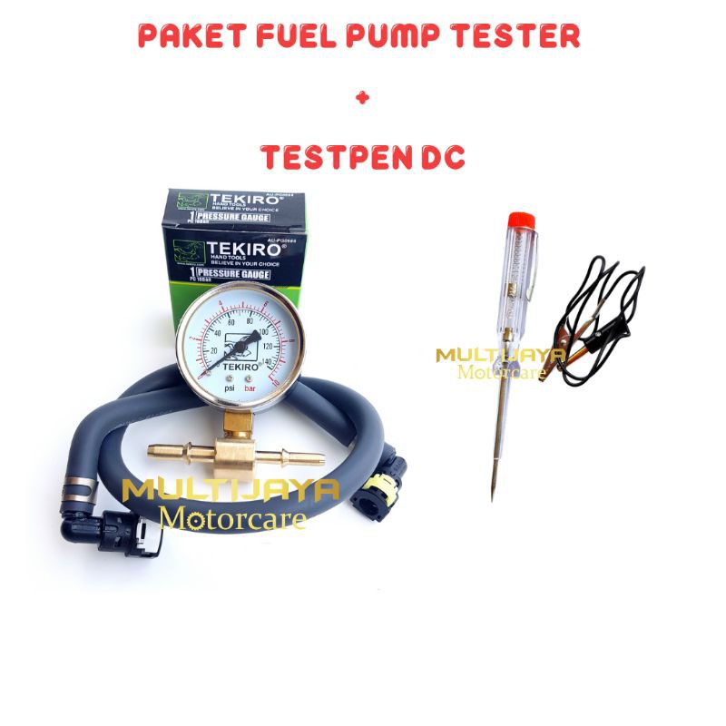 UNIVERSAL Paket Fuel Pump Tester Tekiro + Testpen