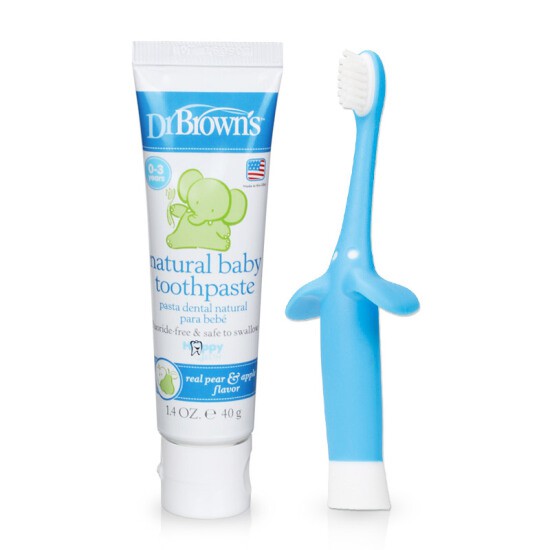 Dr Brown's Natural Baby Toothpaste 40g - Pasta Gigi Bayi (HG025)