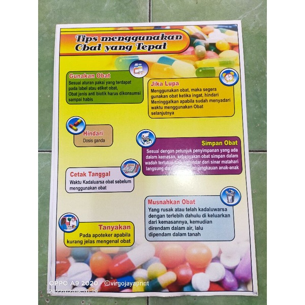 

(118) POSTER TIPS MENGGUNAKAN OBAT YG BENAR