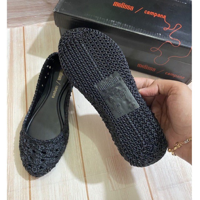Melissa campana crochet new import sepatu wanita