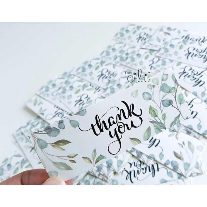 

hanya disini] (SN026) Stiker MINI Thank You