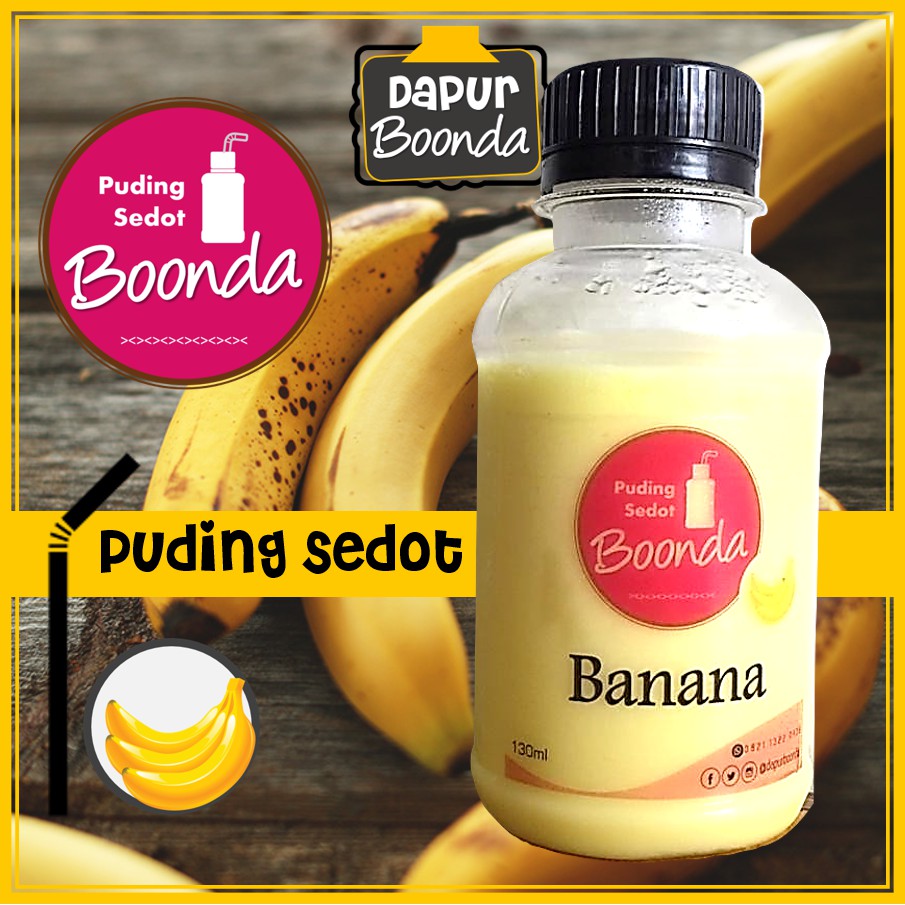 

Puding Silky Sedot BANANA/PISANG 125ml