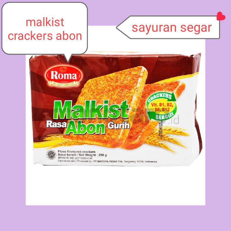 

MALKIST CRACKERS ABON