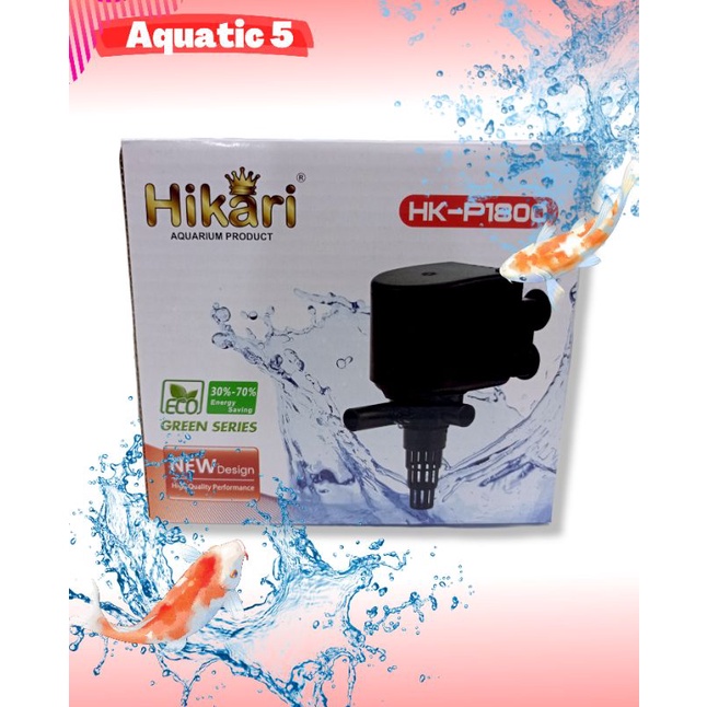 PROMO MURAH Pompa Aquarium hidroponik kolam air mancur HIKARI HK P 1800