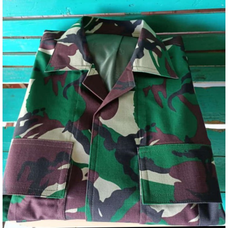 SERAGAM PDL LORENG TNI AD BAHAN WOOL SRITEX