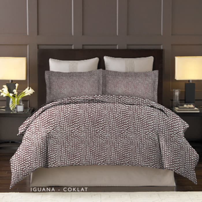 Sprei King Rabbit -  Iguana Coklat Uk. 160 x 200