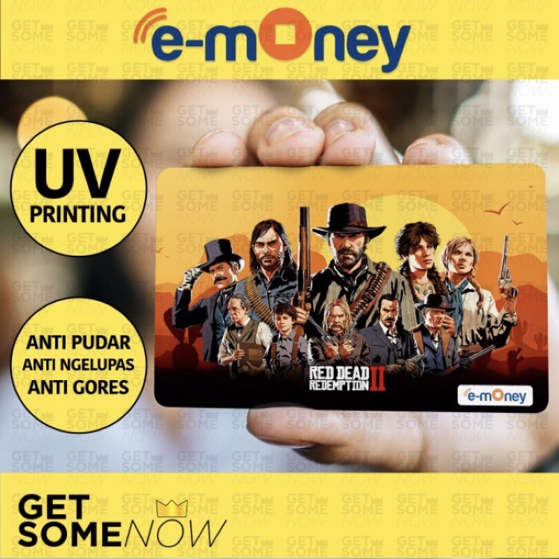 Kartu Etoll Red Dead Redemption 2 CUSTOM RDR2 mandiri pass EMONEY