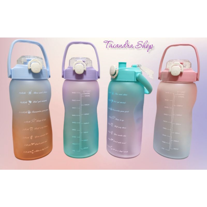 Botol Minum Gradasi 2 Liter 2000 ML Korea Viral-2