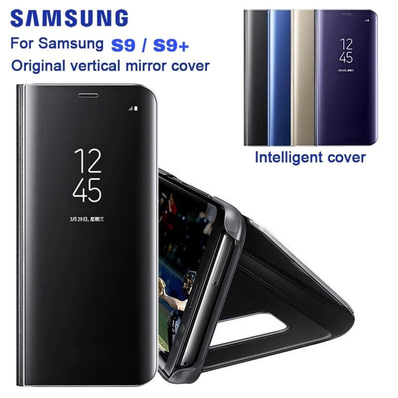 CASE SAMSUNG GALAXY S9 / S9+ SMART FLIP COVER OEM CLEAR VIEW | Shopee