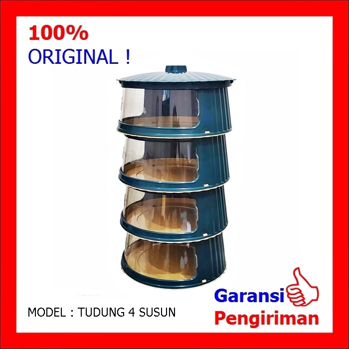 Tudung Saji Susun Food Storage Susun 4 dan 5 Susun Warna (Warna )