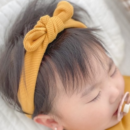 Labu Kids - HEADBAND KNOT Baby Bando / Bandana Bayi Headband Bayi Aksesoris Rambut Baby Girl Lucu