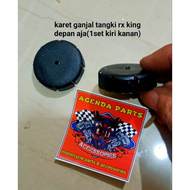 karet ganjal tangki rx king depan aja(1set kiri kanan)