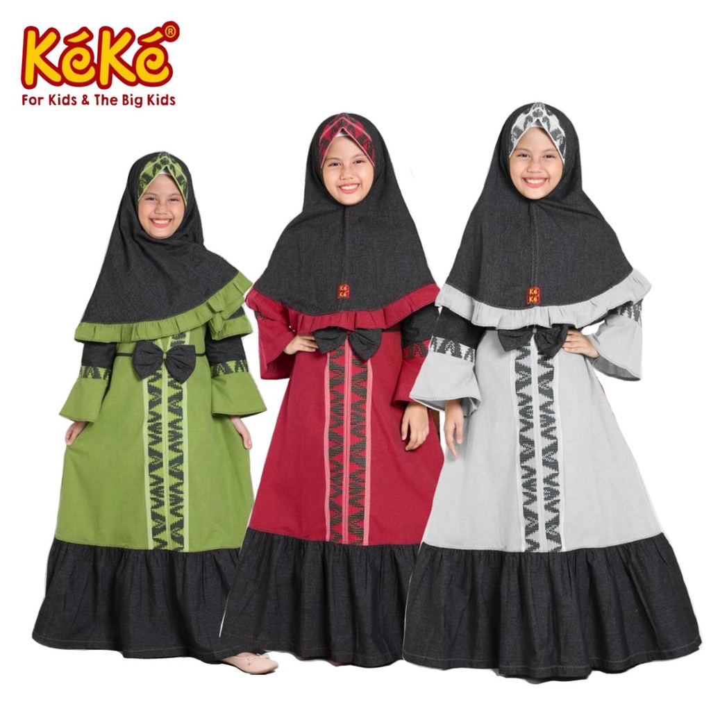 Gamis Anak Keke GM SR 181907 | Gamis Anak Keke Original | Gamis Anak Keke Katun Original | SALE Gami