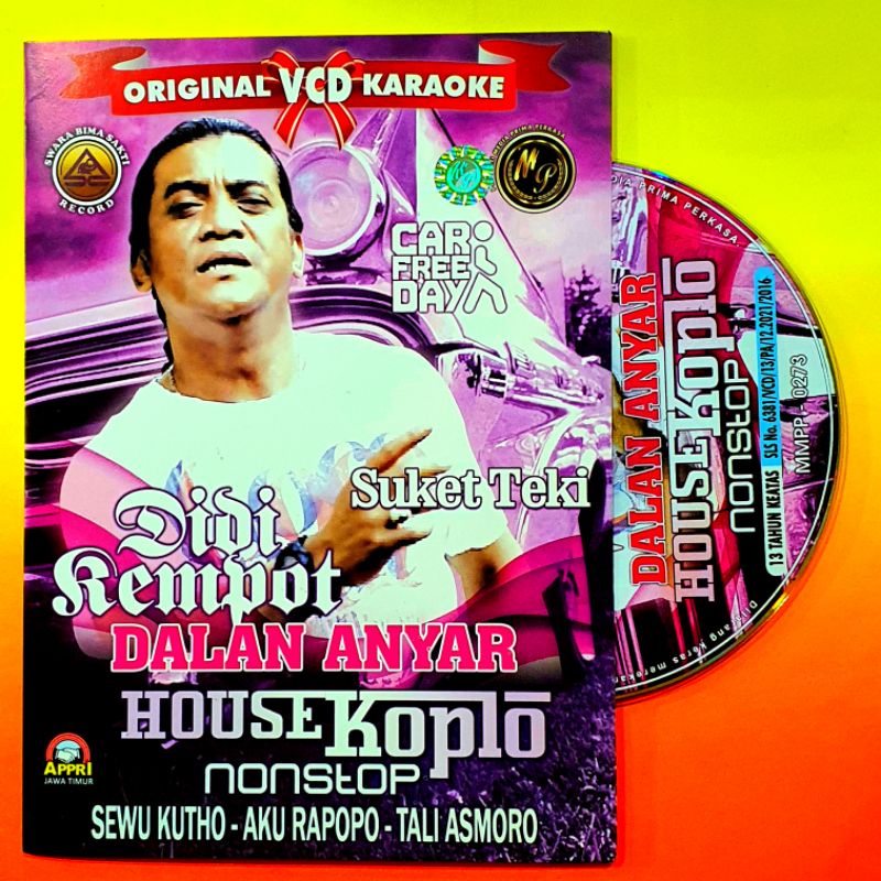 KASET ORIGINAL KARAOKE VIDEO MUSIK 10 LAGU HOUSE KOPLO NONSTOP TERLARIS -LAGU DIDI KEMPOT CAMPURSARI