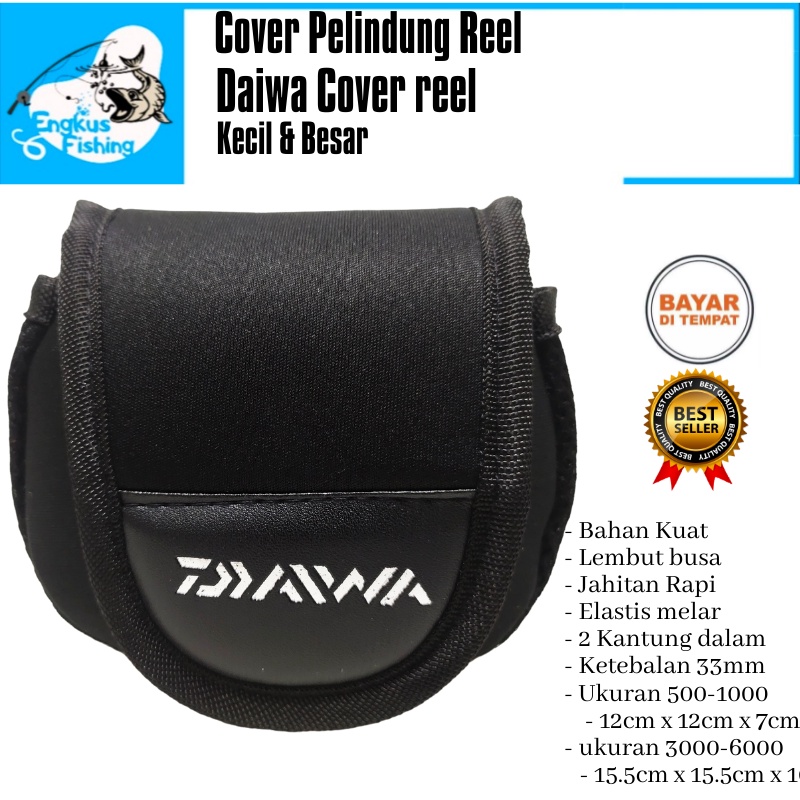 Cover Sarung Reel Pancing Daiwa 500-6000 Tebal Pelindung Murah - Engkus Fishing