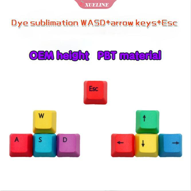 9-key PBT Color Arrow keys Dye sublimation keycap Switches Mechanical Keyboar Additional keycap |XUELI|