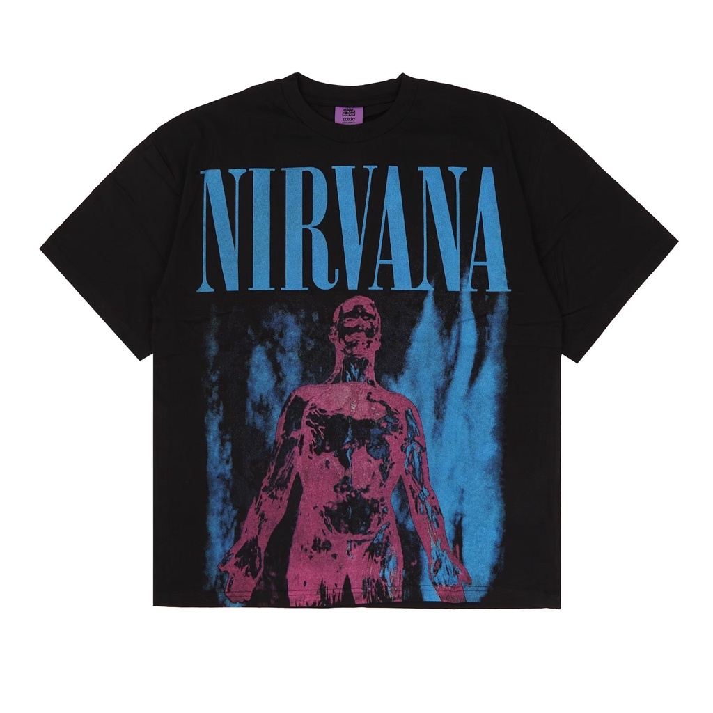KAOS T-SHIRT OVERSIZE TOXIC1805 NIRVANA SLIVER