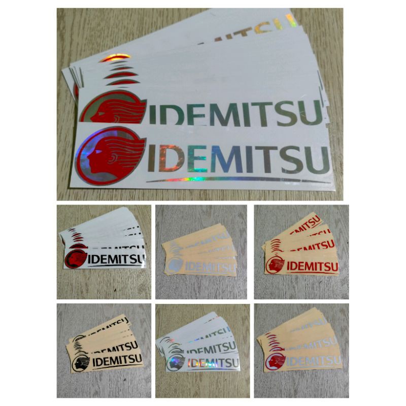 STICKER IDEMITSU STICKER CUTTING