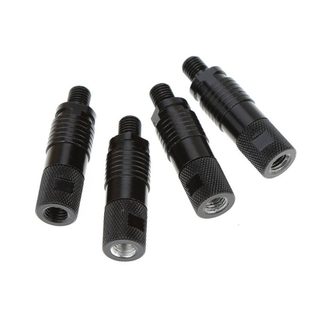 Agustinina Alarm Rod Konektor Aksesoris Alat Pancing Tahan Aus Aluminium Alloy Hitam Konektor Pancing